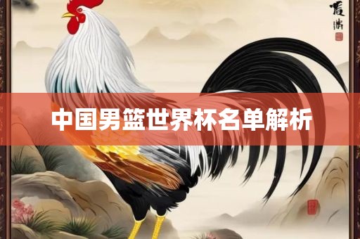 中国男篮世界杯名单解析