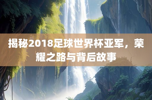 揭秘2018足球世界杯亚军，荣耀之路与背后故事眉山市正发家政服务有限公司