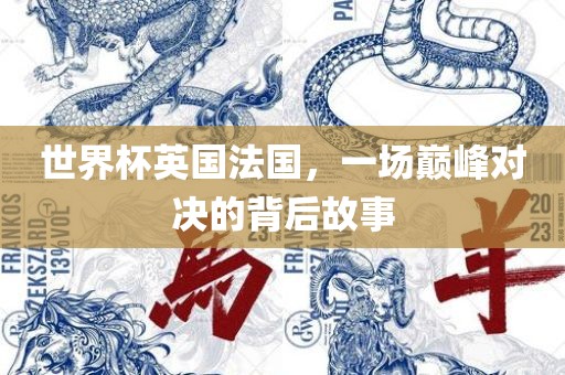 世界杯英国法国，一场巅峰对决的背后故事