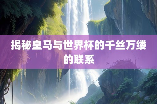 揭秘皇马与世界杯的千丝万缕的联系