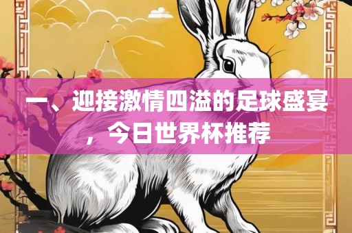 一、迎接激情四溢的足球盛宴，今日世界杯推荐眉山市正发家政服务有限公司