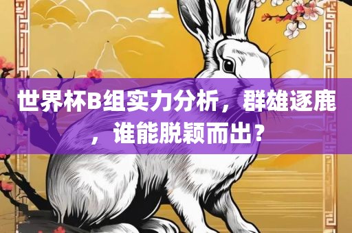 世界杯B组实力分析，群雄逐鹿，谁能脱颖而出？