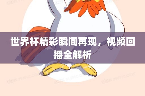 世界杯精彩瞬间再现，视频回播全解析