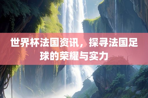 世界杯法国资讯，探寻法国足球的荣耀与实力