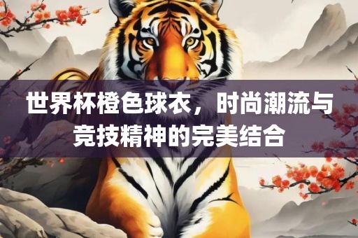 世界杯橙色球衣，时尚潮流与竞技精神的完美结合眉山市正发家政服务有限公司