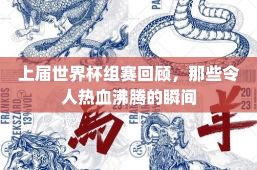 上届世界杯组赛回顾，那些令人热血沸腾的瞬间