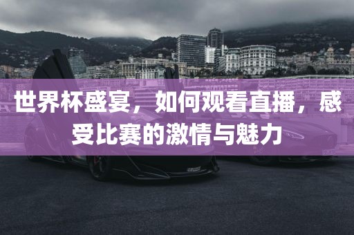 世界杯盛宴，如何观看直播，感受比赛的激情与魅力