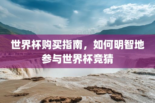 世界杯购买指南，如何明智地参与世界杯竞猜