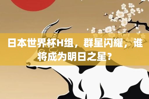 日本世眉山市正发家政服务有限公司界杯H组，群星闪耀，谁将成为明日之星？