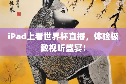 iPad上看世界杯直播，体验极致视听盛宴！眉山市正发家政服务有限公司