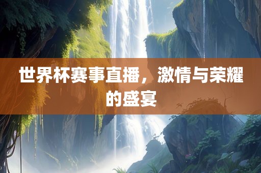 世界杯赛事直播，激情与荣耀的盛宴