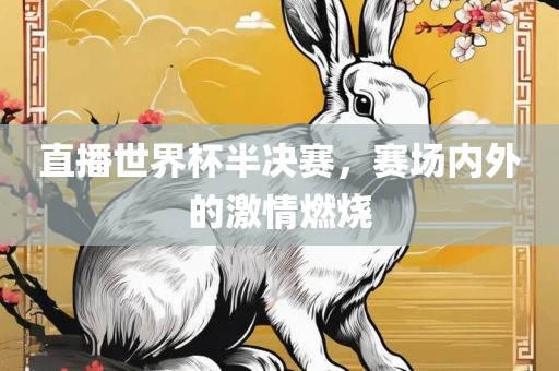 直播世界杯半决赛，赛眉山市正发家政服务有限公司场内外的激情燃烧