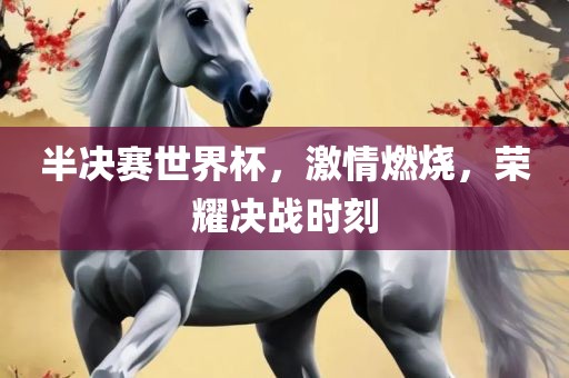 半决赛世界杯，激情燃烧，荣耀决战时刻眉山市正发家政服务有限公司