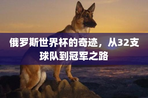 俄罗斯世界杯的奇迹，从32支球队到冠军之路