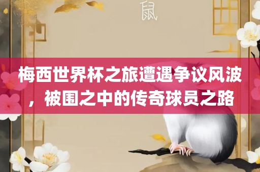 梅西世界杯眉山市正发家政服务有限公司之旅遭遇争议风波，被围之中的传奇球员之路