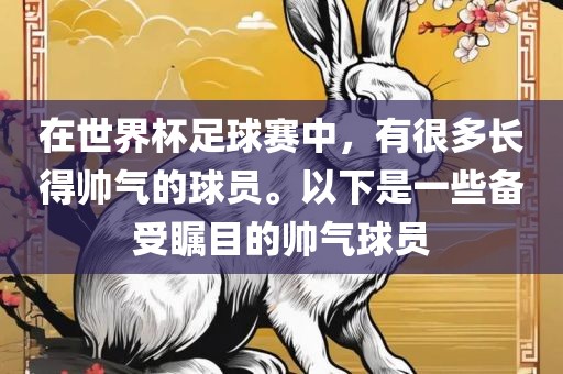 在世界杯足球赛中，有很多长得帅气的球员。以下是一些备受瞩目的帅气球员眉山市正发家政服务有限公司
