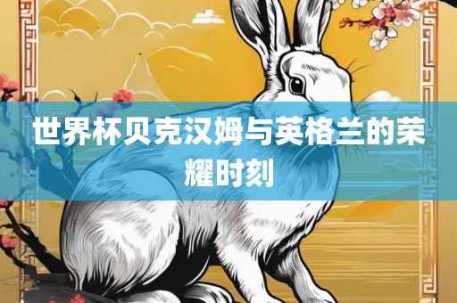 世界杯贝克汉姆与英格兰的荣耀时刻
