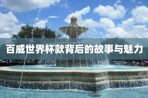 眉山市正发家政服务有限公司百威世界杯款背后的故事与魅力