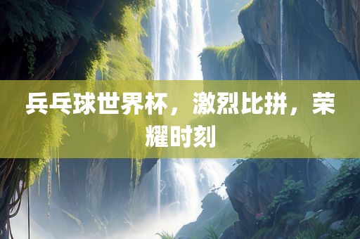 兵乓球世界杯，激烈比拼，荣耀时刻
