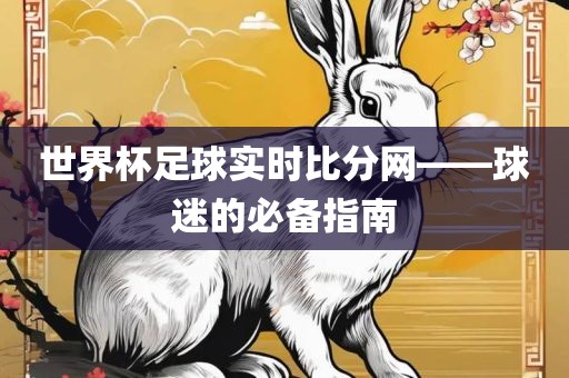 世界杯足球实时比分网——球迷的必备指南