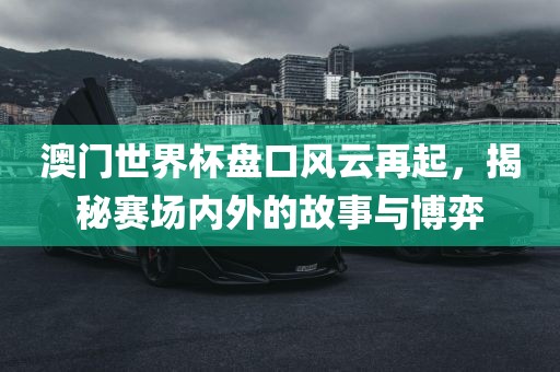 澳门世界杯盘口风云再起，揭秘赛场内外的故事与博弈眉山市正发家政服务有限公司