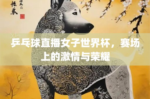 乒乓球直播女子世界杯，赛场上的激情与荣耀眉山市正发家政服务有限公司
