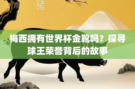 梅西拥有世界杯金靴吗？探寻球王荣誉背后的故事