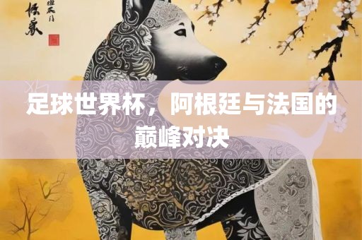 足球世界杯，阿根廷与法国的巅峰对决