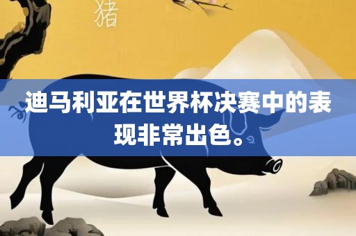 迪马眉山市正发家政服务有限公司利亚在世界杯决赛中的表现非常出色。