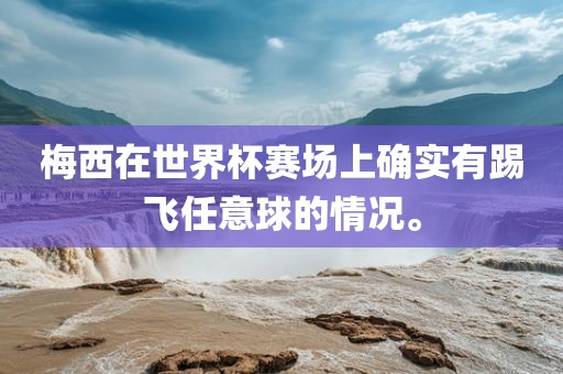 梅西在世界杯赛场上确实有踢飞任意球的情况。