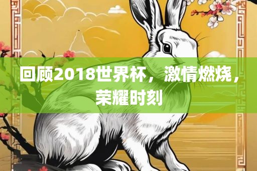 回顾2018世界杯，激情燃烧，荣耀时刻