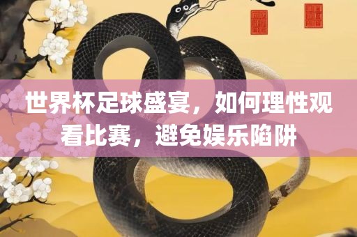 世界杯足球盛宴，如何理性观看比赛，避免娱乐陷阱