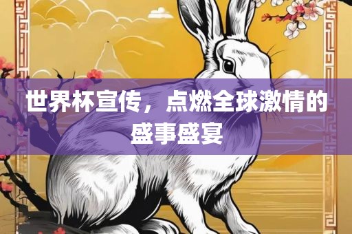 世界杯宣传，点燃全球激情的盛事盛宴