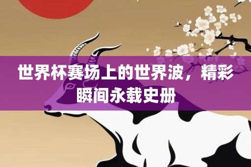 世界杯赛场上的世界波，精彩瞬间永载史册