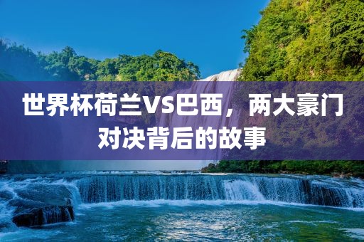 世界杯荷兰VS巴西，两大豪门对决背后的故事