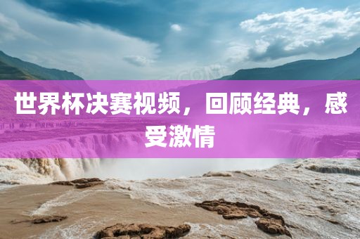 世界杯决赛视频，回顾经典，感受激情