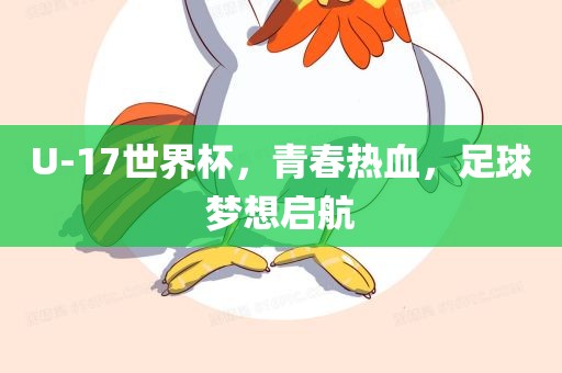 U-17世界杯，青春热血，足球梦想启航