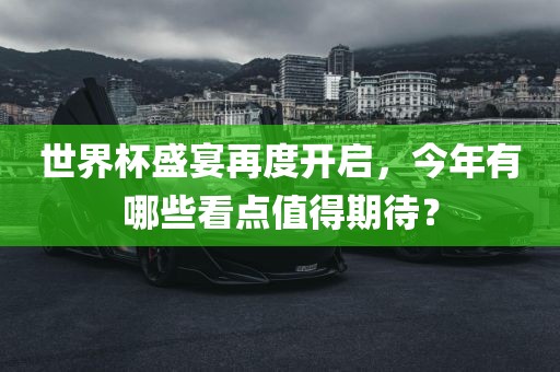 世界杯盛宴再度开启，今年有哪些看点值得期待？眉山市正发家政服务有限公司