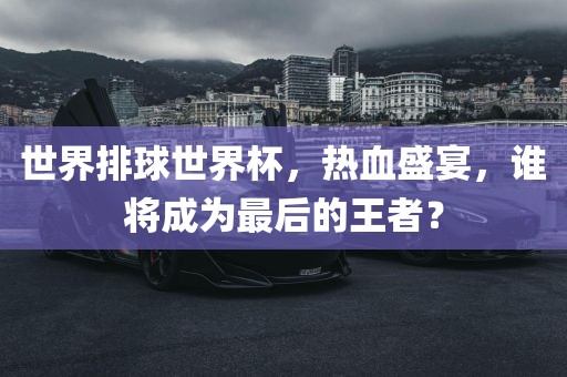 世界排球世界杯，热血盛宴，谁将成为最后的王者？