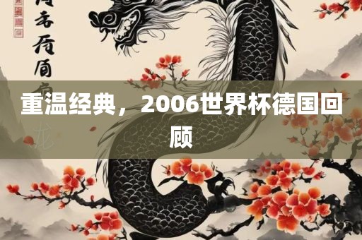 重温经典，2006世界杯德国回顾