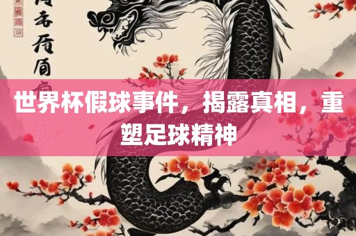 世界杯假球事件，揭露真相，重塑足球精神