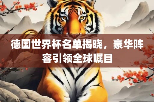 德国世界杯名单揭晓，豪华阵容引领全球瞩目