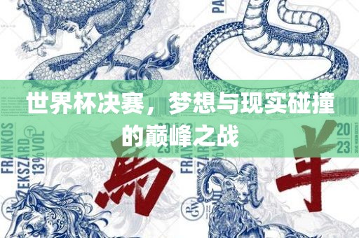 世界杯决赛，梦想与现实碰撞的巅峰之战