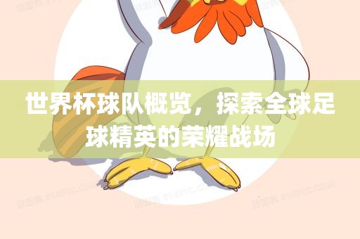 世界杯球队概览，探索全球足球精英的荣耀战场