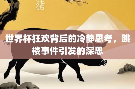 世界杯狂欢背后的冷静思考，跳楼事件引发的深思眉山市正发家政服务有限公司