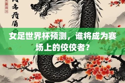 女足世界杯预测，谁将成为赛场上的佼佼者？