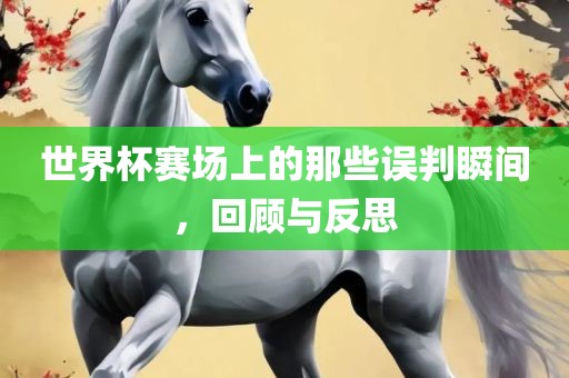 世界杯赛场上的那些误判瞬间，回顾与反思眉山市正发家政服务有限公司