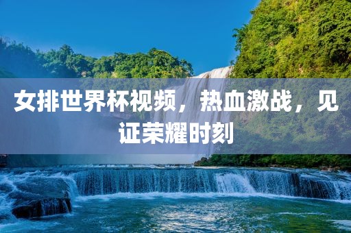 女排世界杯视频，热血激战，见证荣耀时刻