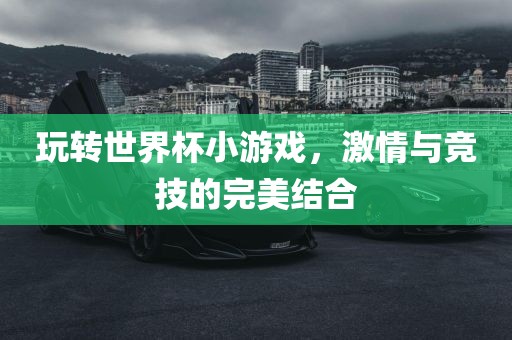 玩转世界杯小游戏，激情与竞技的完美结合