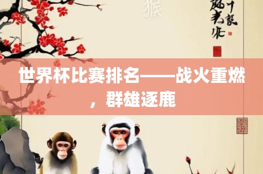 世界杯比赛排名——战火重燃，群雄逐鹿
